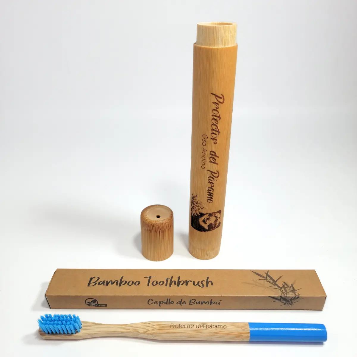 porta y cepillo oso andino