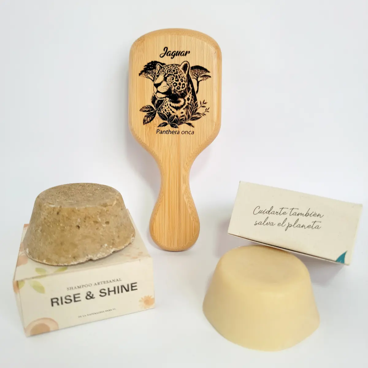 kit champu y acondicionador cepillo jaguar